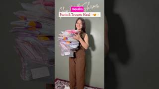 Meesho Pants & Trouser Haul #shorts #meesho