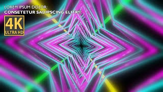 ✔️ VJ Loops Tunnel of Galactic Stars Nice Background Video in 4K Resolutions