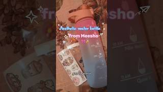 Wait… why are these water bottles giving full ✨aesthetic energy✨ AND under budget?! 😱💖@Meesho