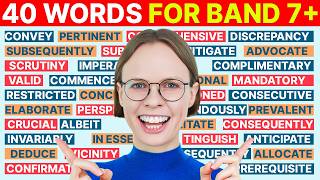 IELTS General Vocabulary - 40 Words You NEED for Band 7+