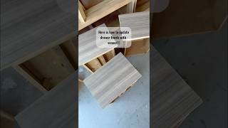 Update dresser drawers with veneer!!! #furnituremakeover #woodveneer #refinishedfurniture #diy