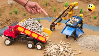 diy truck stone loading science project @Small_Creator01