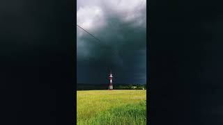 Today thunderstorm 😍 #calmbeforethestorm #rollingthunder #nature