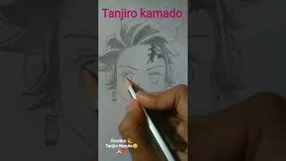 😍Kamado Tanjiro drawing 🔥🏅#demonslayer #tanjiro #kamadotanjiro #tanjirokamado #tanjironezuko