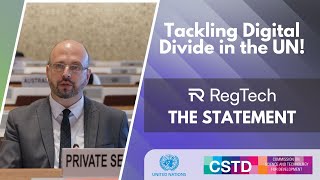 Tackling Digital Divide at the UN!  - The RegTech #UN #digitaldivide #governance