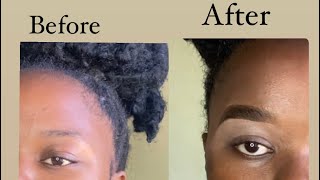 Simple and easy eyebrow tutorial 🥺||South African YouTuber ||Plus-size🇿🇦