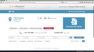 Versant - scoreKeeper 2 - Test Manager - On-site Test - Phone