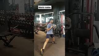 Lateral lung to high knee to push press #fullbodyworkout #athletictraining #sportsfitness #S2F