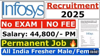 Infosys recruitment 2025Infosys jobInfosys hiring details Infosys job vacancy 2025