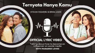 Stevan Pasaribu & Brisia Jodie - Ternyata Hanya Kamu | Lirik Videos