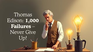 Thomas Edison’s 1,000 Failures - Never Give Up | A Story of Relentless Perseverance