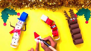 DIY Paper Christmas Figures / Paper Chain Figures ❤️