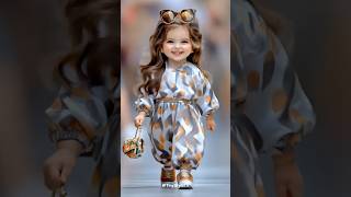 Lovely Baby Girl Fashion Catwalk Magic 🌻