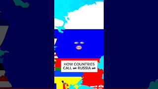 How do you say "RUSSIA" in your country ❓🤔 #languagelearning #english #humor #languages