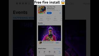 How to install free fire in iPhone 😱🔥 #shorts #viral #ytshorts #trending #freefire #youtubeshorts