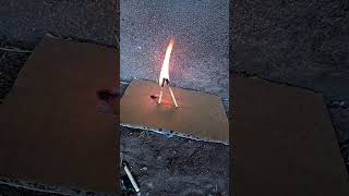 Simple home experiment maachis #experiment #shorts
