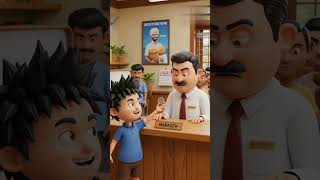 #pappu or Banker ki story #pappu gaya 1 rupees jama karna gaya tha#cartoon #😊🤭😊🤭❤️❤️❤️❤️