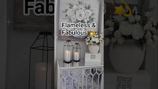 Decor Find from Amazon #FlamelessCandles #AmazonFinds #HomeDecorLovers