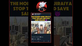 The moment when jiraiya save sand village || #naruto