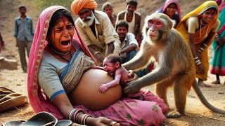 Bandariya ne insani Bache Ke Sath Dekho kya Sharmnak Kiya |Monkey Story| inspirational Moral Stories