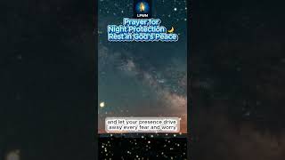 Prayer for Night Protection 🌙 Rest in God’s Peace #dailyprayer #eveningprayer