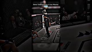 Never Underestimate A True Warrior.!!☝️☝️#ufc #mmaedit #mma #ufcedit .