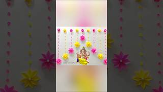 😎 Ganesh Chaturthi Decoration ideas 🐀 Easy Ganpati Decoration ideas at home 😍 Handmade Decorations 🥰