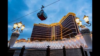 The SkyCab at Wynn Palace Macau #macau #wynnpalace #skycab #cablecar