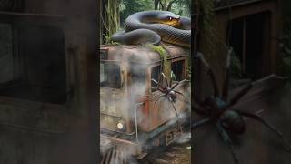 Curse of the Jungle: The Serpent on the Train" #train #dangerousadventures #godstatue