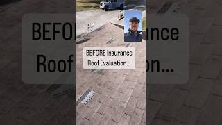 Before and After Roof Evaluation for Wind damage w/ Insurance. #roof #wind #stormdamage #inspection