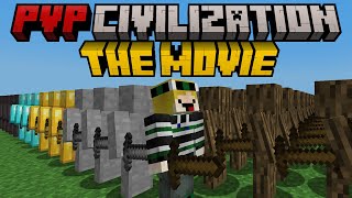 Minecraft but I survive in PVP CIVILIZATION [THE MOVIE]