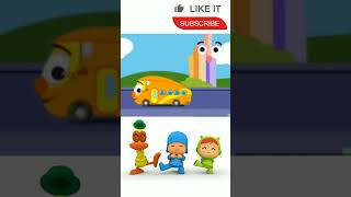 wheels on the bus | @CoComelon Nursery Rhymes| #shorts #ytshorts #youtubeshorts #cocomelon