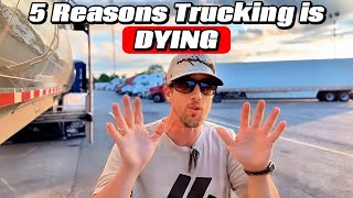 5 Reasons The Trucking Industry is in HUGE Trouble (+ What Caused It)