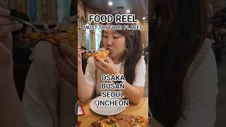 MUST-TRY FOOD in Osaka, Busan, Seoul & Incheon ✈️ Food Tour 2025