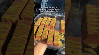 Viral Dubai Pistachio Chocolate Bars 💚🍫 #dubaichocolate #viralfood #pistachio #houston #houstontx