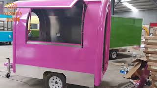 YIRANYA Europe hot sale fast food trailer export usa mobile food cart for sale fast food truck busin