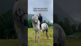 “Let’s not normalise riding small horses..” #horse #icelandichorse #horseriding #horses #equestrian