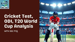 Cricket GK for SSC | Test, ODI & T20 PYQ Revision | Crack SSC Sports Questions! | KYSSC