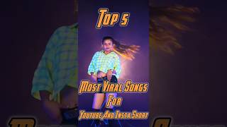 top 5 most viral song for youtube and instagram | top trending songs | most popular songs | viral