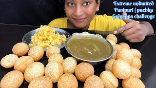 EXTREME UNLIMITED PANIPURI 🌶️CHALLENGE | PUCHKA | GOLGAPPA | PANIPURI EATING CHALLENGE | EATING SHOW