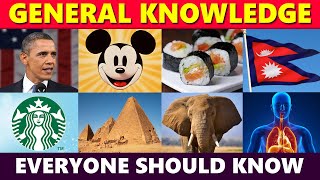 一般知識クイズ | 賢い人だけが正解できる101問！🧠🤓