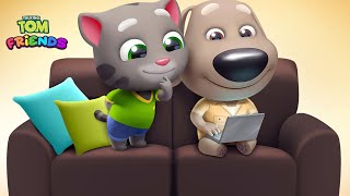 Мой Говорящий Том и друзья, Анджела, Бен, Джинджер, Бекка и Хенк играют вместе #Том #ТомДрузья