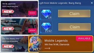 LEGIT NEW WEBSITE TO GET FREE DIAMONDS TOP UP IN MOBILE LEGENDS | CLAIM NOW!