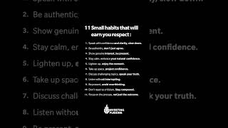 How to earn respect 💪 #habitsofsuccessfulpeople #success #shorts