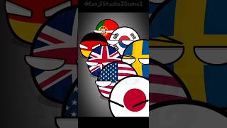 "Eternal Enemies" || «China Vs Japan» || [ CountryBalls ] || #countryballs #shorts #edit ||