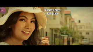 Santosh Sunar - Chhamak Chhamak Lyrics |  Aashish Sachin | Ranjita Thapa | Anxmus |