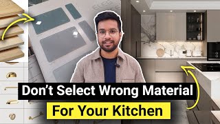 Best Kitchen Material Selection | kitchen laminate | acrylic vs laminate | Tandem vs Wire basket