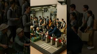 KRL Station Diorama Ticket Scene #minifigurelife #miniatureart #diorama #station #urbanlife #train