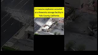 BREAKING: Huge Fireworks Explosion in California!#viralnews