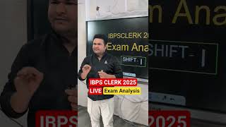 🚨 IBPS Clerk 2025 Live Exam Analysis 🚨